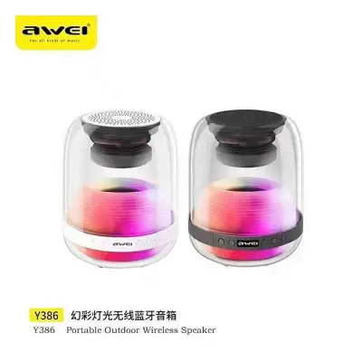 Awei Y386 Bluetooth Mini Speaker Colorful LED Subwoofer HiFi...